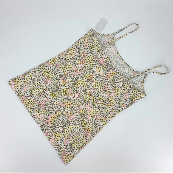 2/$25 Ann Taylor LOFT Outlet Women's Cotton Stretch Floral Camisole Tank, Medium - Picture 2 of 16